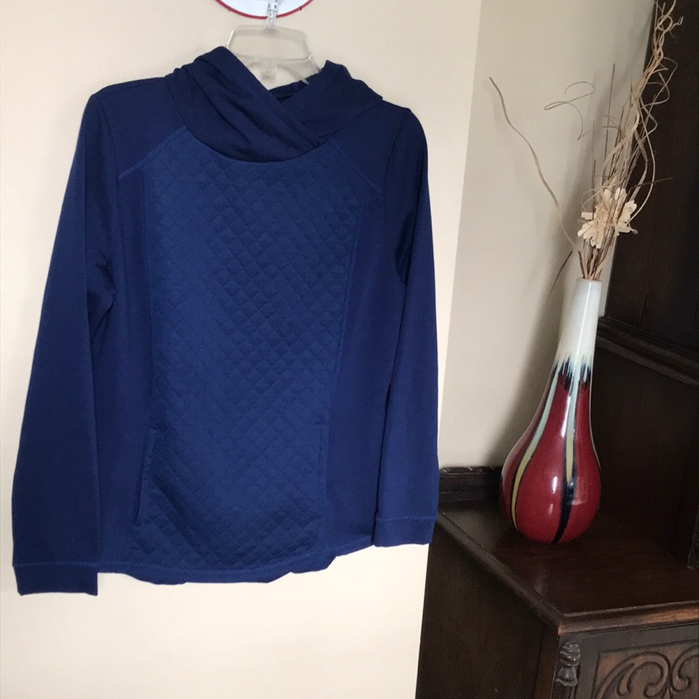 St. John’s Bay women’s blue hoodie size small